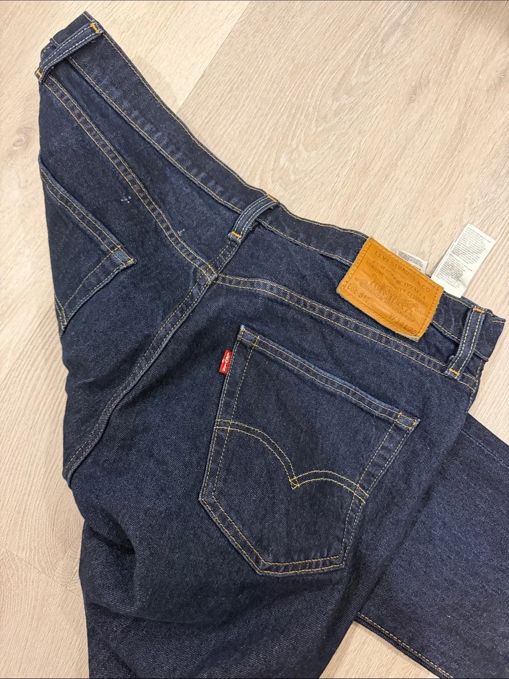 Levi’s 512 Men's Dark Blue Slim-Leg Jeans